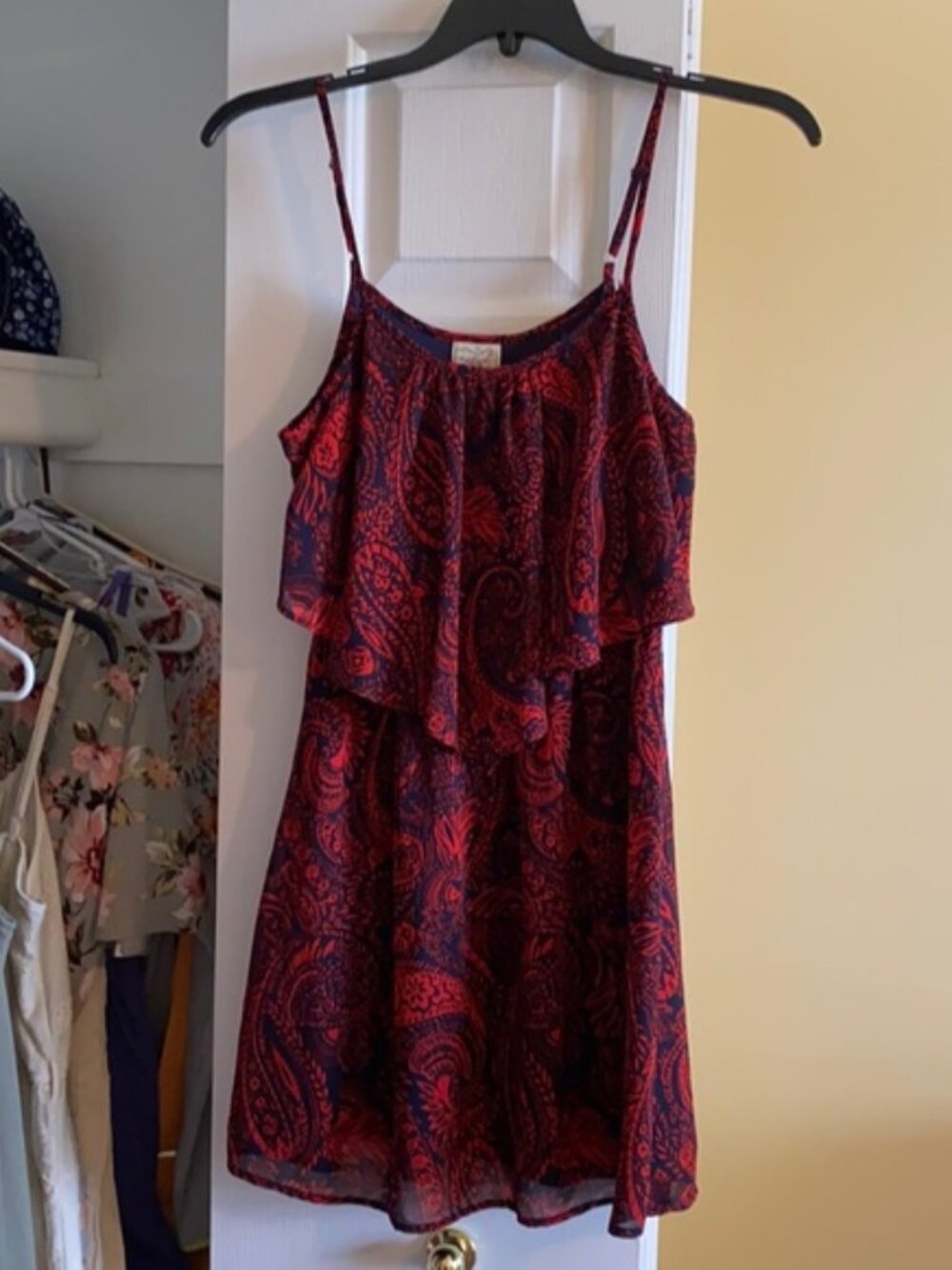 Paisley print dress